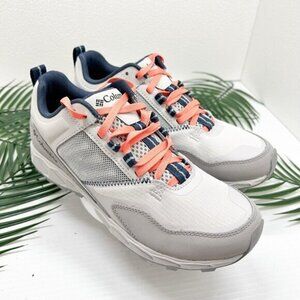 Columbia Flow District Women’s Sneakers 7.5 Gray Pink Mesh NWB Trail Running